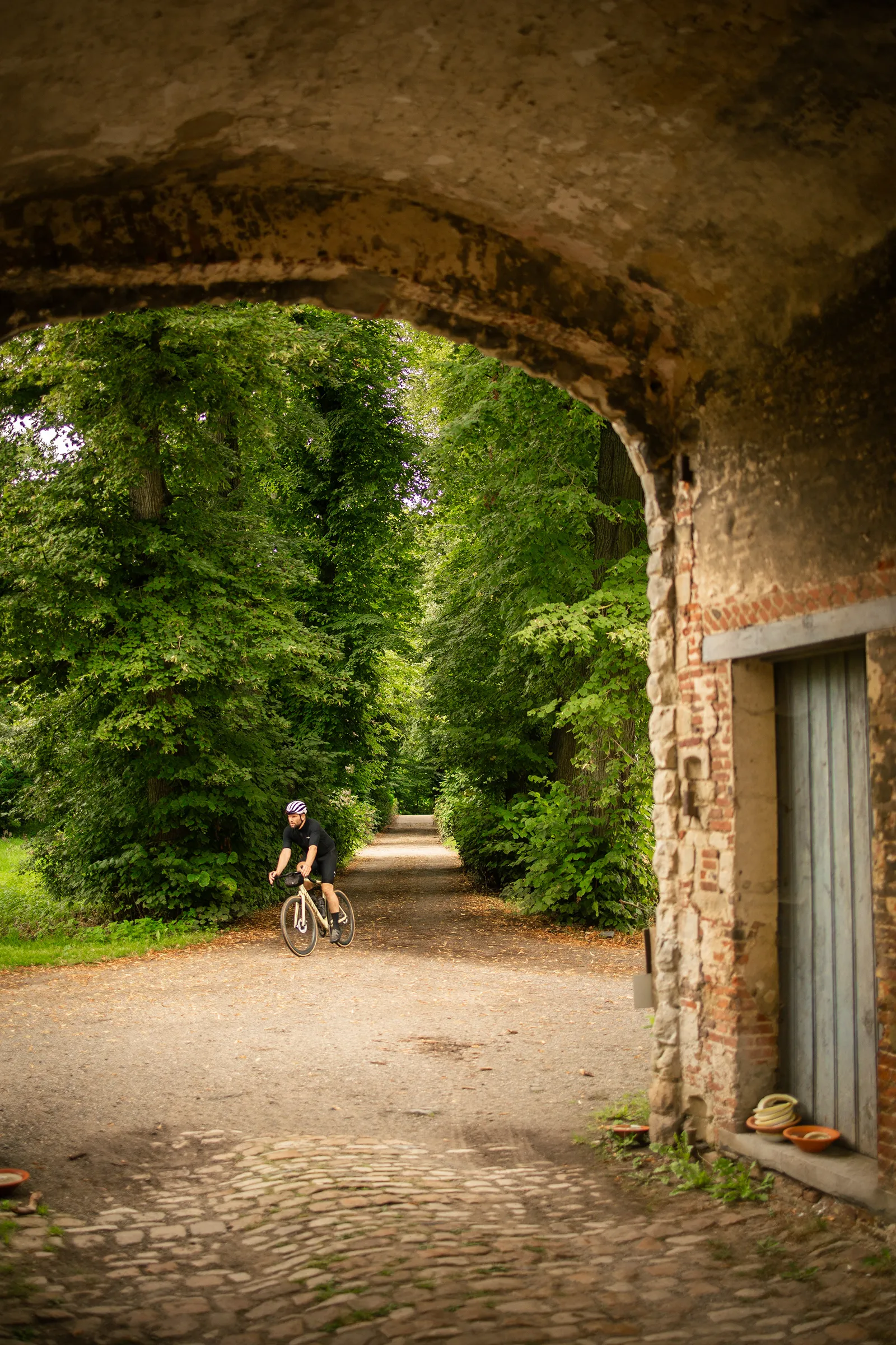 Wielrenner tijdens de Brabants Mooiste wielertocht